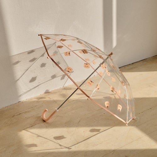 [現貨] 韓國DTD Rainy Day可愛松鼠透明雨傘